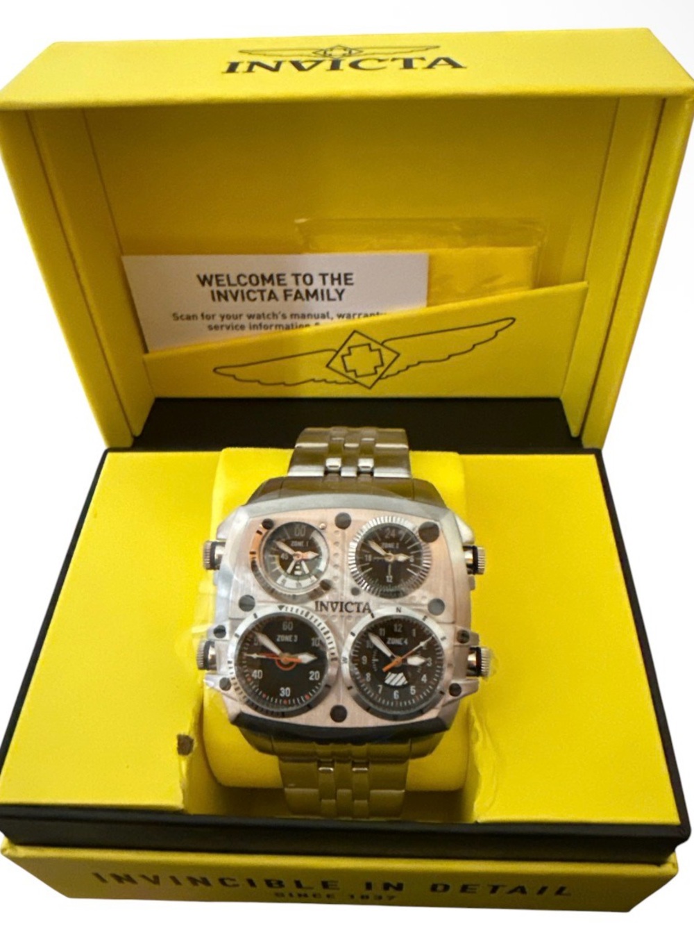 Invicta Aviator Zulu Time Men's Watch 50mm